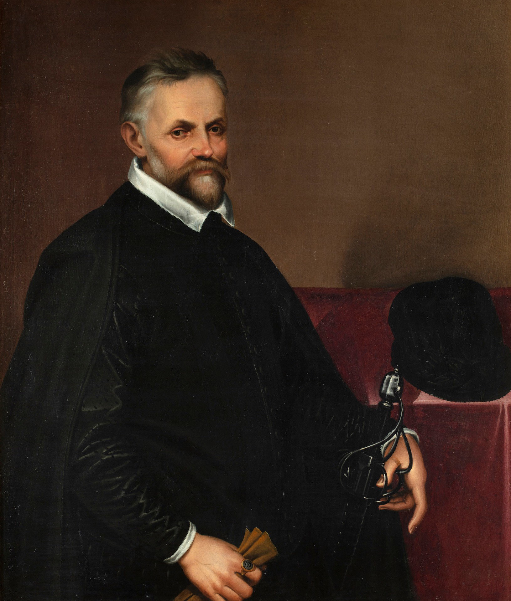 Bartolomeo Passerotti   (Bologna, 1529 – Roma, 1592)  Autoritratto in abiti da cavaliere
